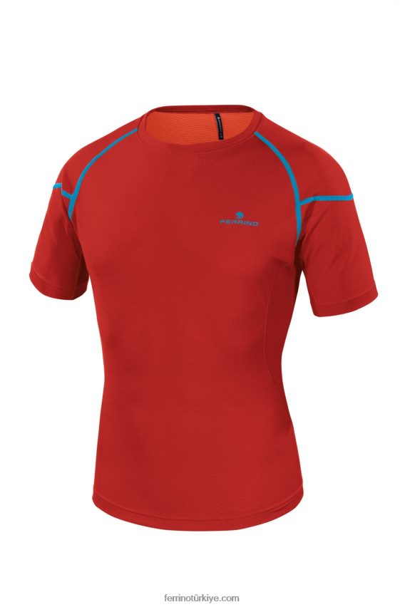 kasai t-shirt adam koyu kırmızı 80026J174 koyu Kırmızı erkekler Ferrino