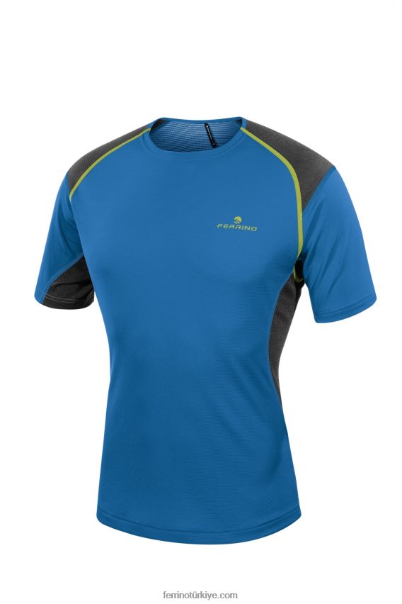 ollomont t-shirt adam parlak mavi 80026J169 açık mavi erkekler Ferrino