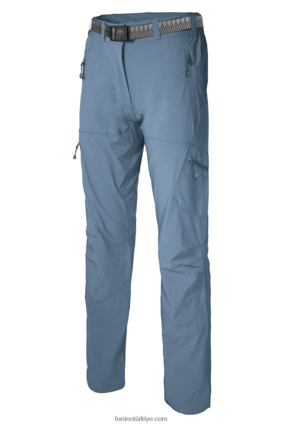 hervey pantolon kadın puslu mavi 80026J340 puslu mavi kadınlar Ferrino