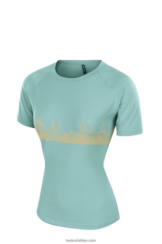 coruel t-shirt kadın açık gökyüzü 80026J321 açık gökyüzü kadınlar Ferrino