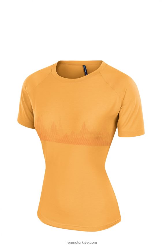 coruel t-shirt kadın açık turuncu 80026J320 açık turuncu kadınlar Ferrino