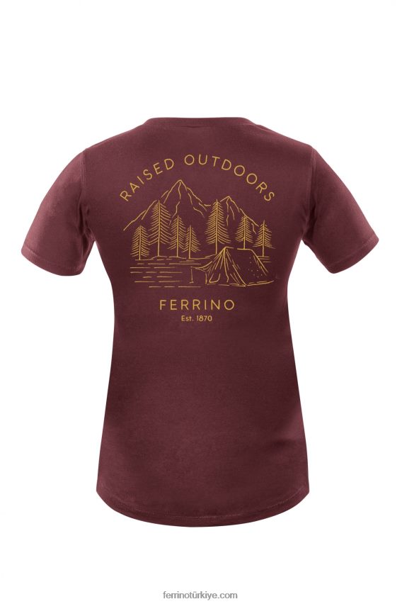 retro t kadın cordovan 80026J335 kordonlu kadınlar Ferrino