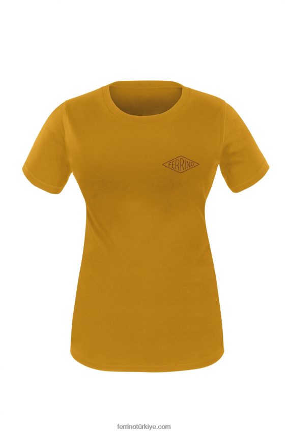 retro t kadın hardal 80026J334 hardal kadınlar Ferrino