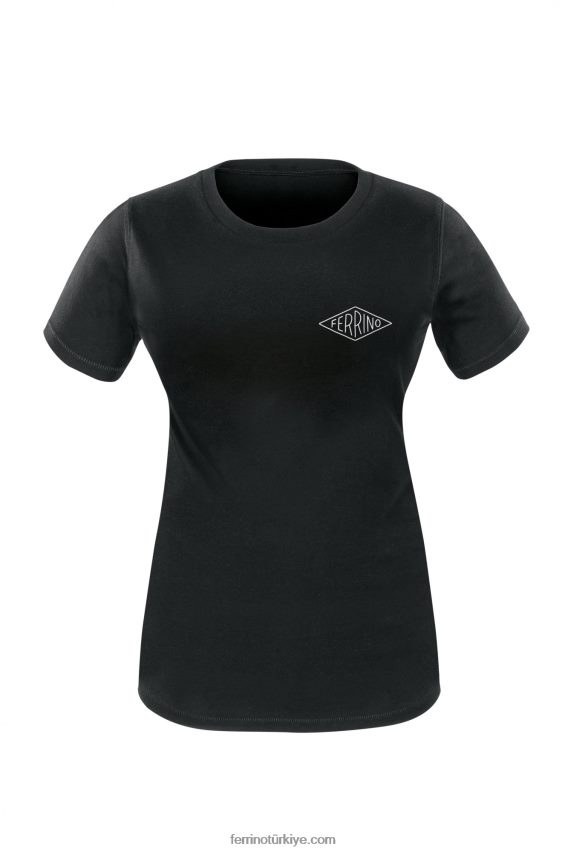 retro t kadın siyah 80026J333 siyah kadınlar Ferrino