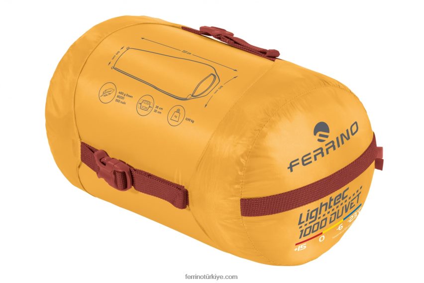 uyku tulumu lightech 1000 yorgan rds aşağı 80026J371üniseks Ferrino