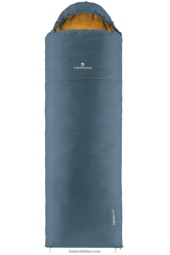 uyku tulumu lightech shingle kare zip sol mavi 80026J379 fermuar sol mavi üniseks Ferrino